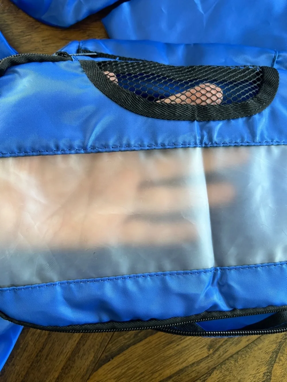 Blue Travel Packing Cube Set - 4 Pieces, Handles, Double Zippers, Like New